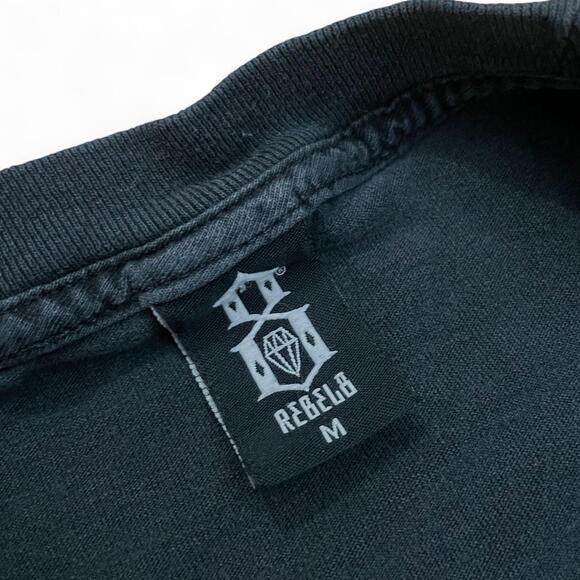 Y2k Rebel8 Big Logo T-Shirt - Size M - Picture 5 of 5
